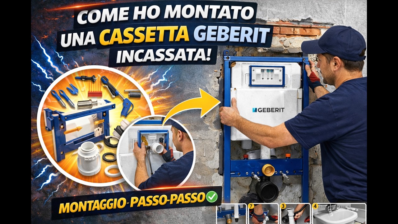 👉 Come installare una cassetta WC da incasso Geberit | Guida passo dopo passo