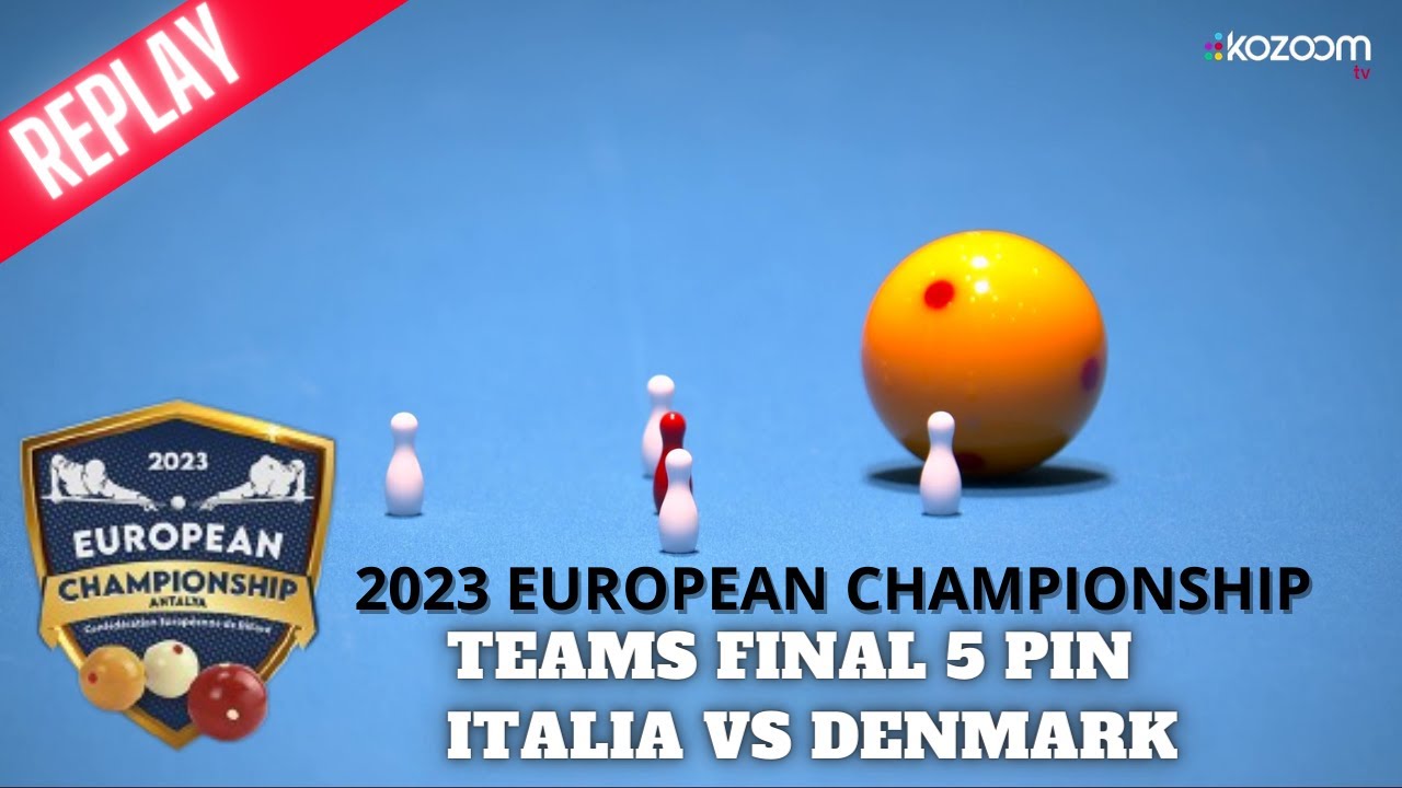 Teams Final 5 Pin - European Championship Antalya 2023  - ITALIA vs DENMARK
