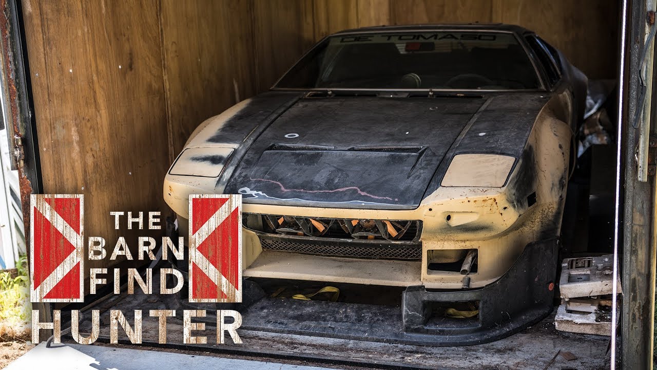 1972 De Tomaso Pantera Entombed in Trailer for 35 Years | Barn Find Hunter - Ep. 22