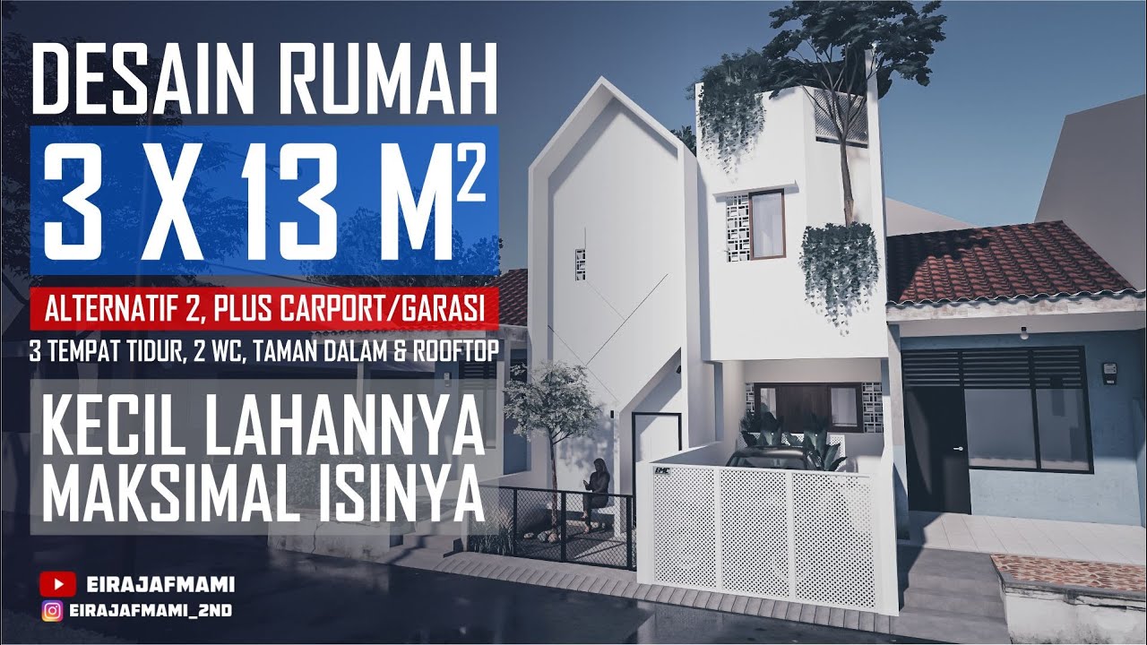 -3-| DESAIN RUMAH 3 X 13 | MAKSIMAL ISINYA