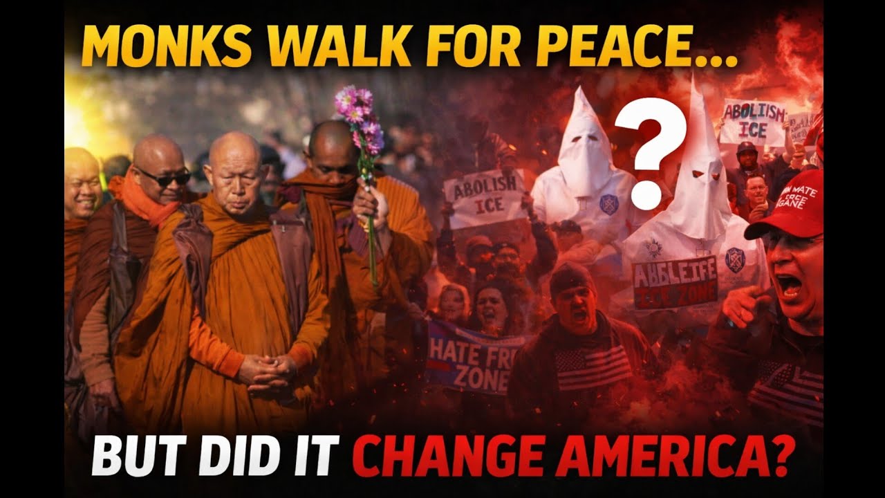 Monks Walked for Peace… But America Is More Divided Than Ever