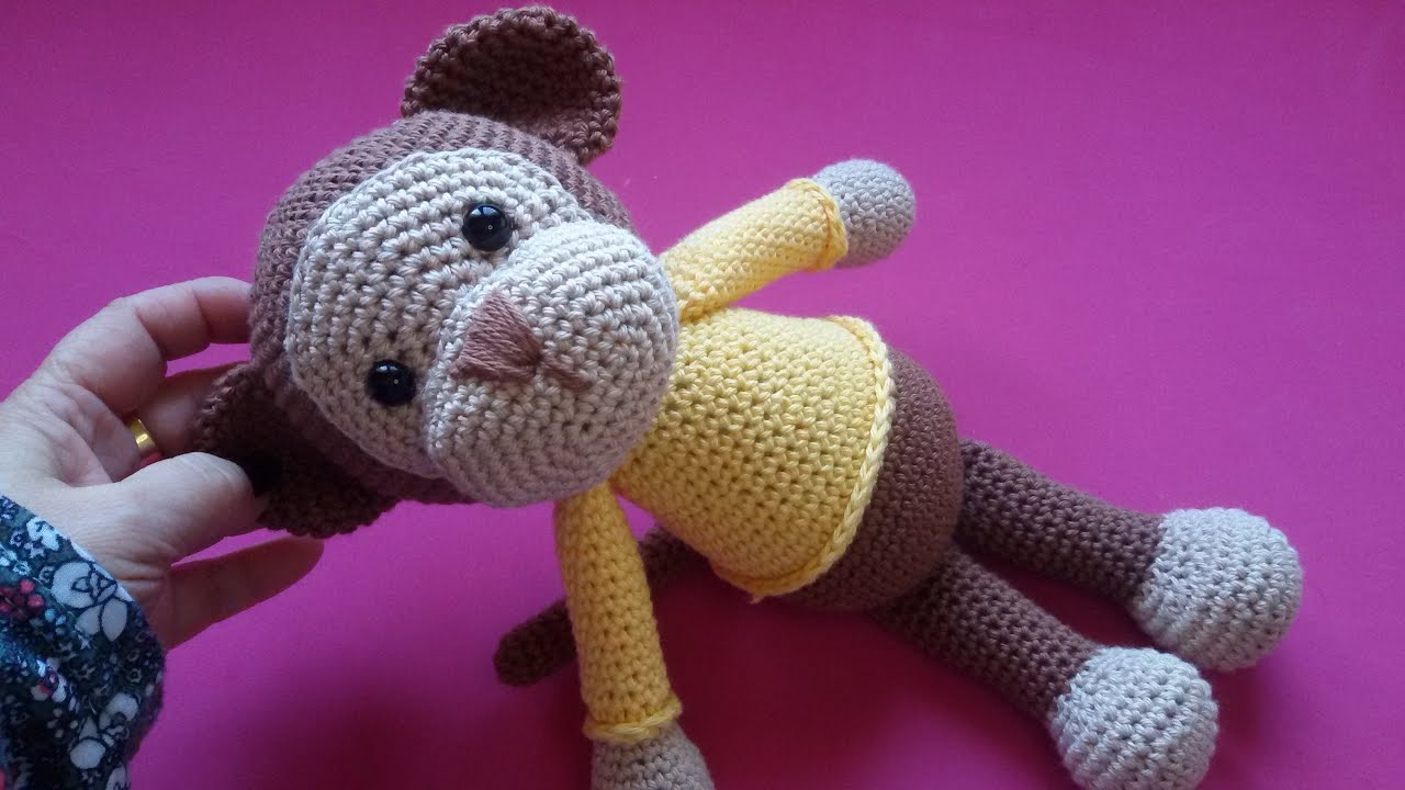 Mono // Teje con GanchiBol un amigurumi