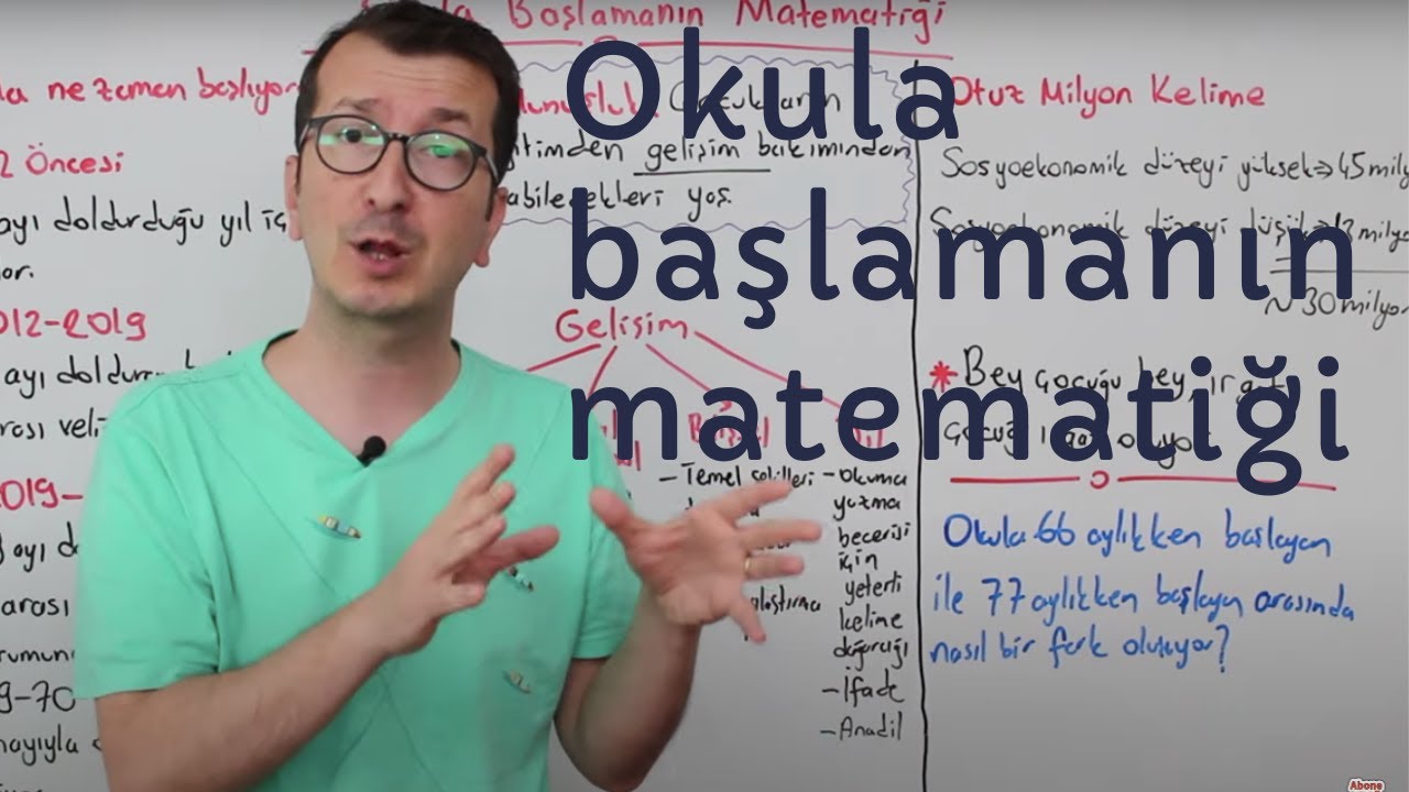 Okula başlamanın matematiği