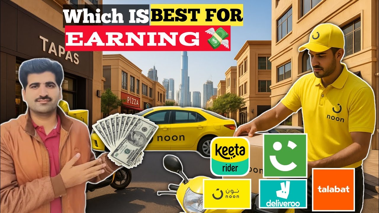 Keeta | Talabat | Noon | Cream | Deliveroo | Delivery Jobs in UAE 🇦🇪 Dubai | Which Is Best For Work