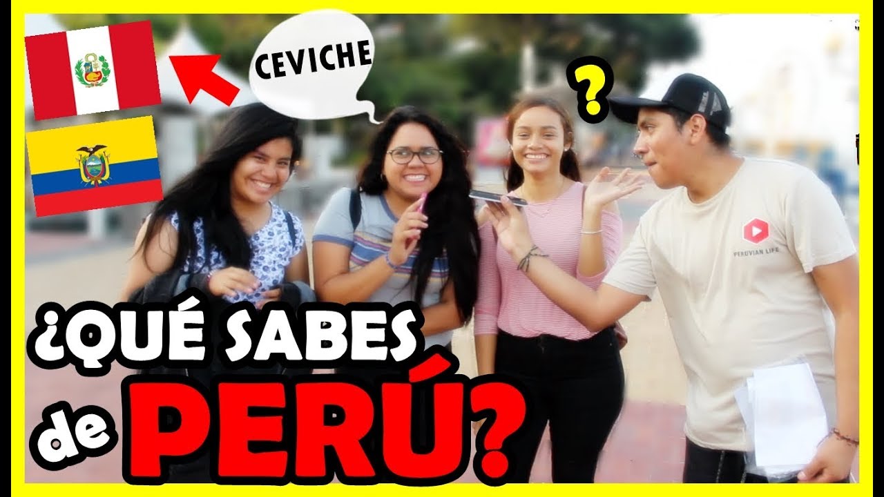 ¿Qué piensan de PERÚ los Ecuatorianos? Esto dicen... ft. Wallas Da Silva | Peruvian Life