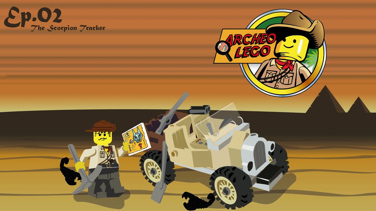 The Scorpion Tracker - an Archeolego Review of LEGO Set #5918
