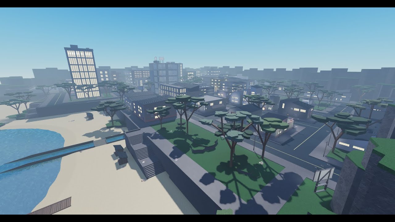 LOW-POLY CITY MAP - ROBLOX SHOWCASE