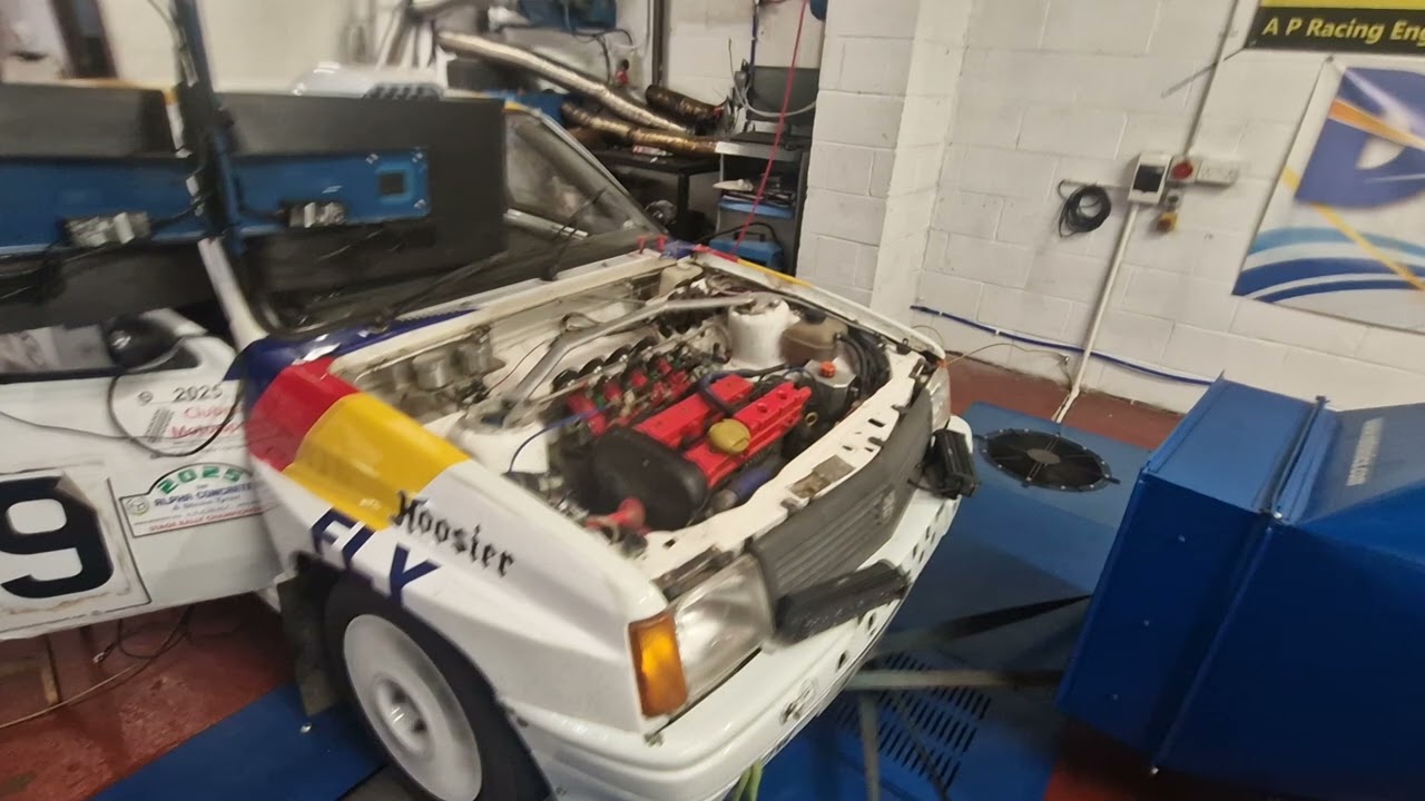 Nova rallycar on dyno