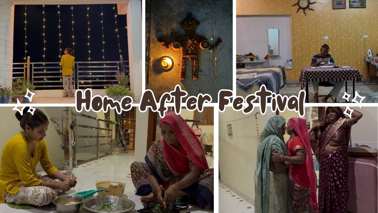 🏡Home After the festival 