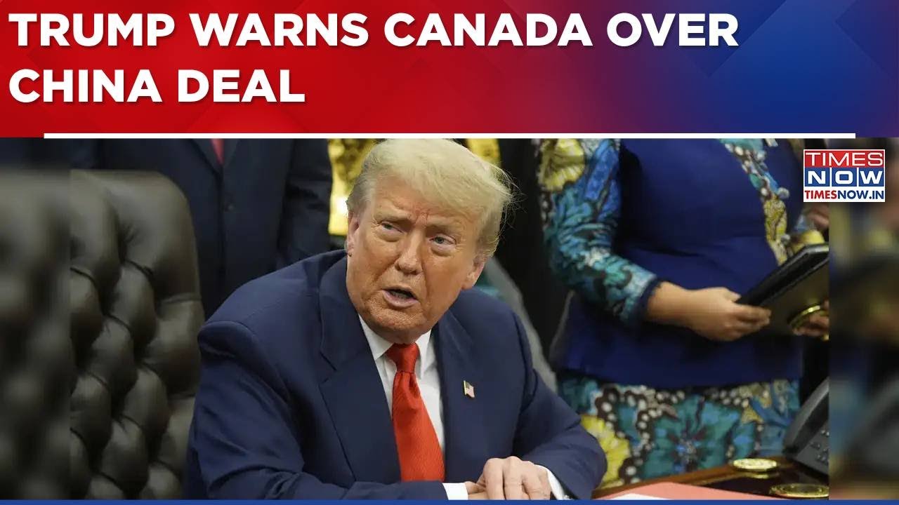 Trump Threatens Canada With 100% Tariffs Over Its New Trade Deal With China | Breaking News
