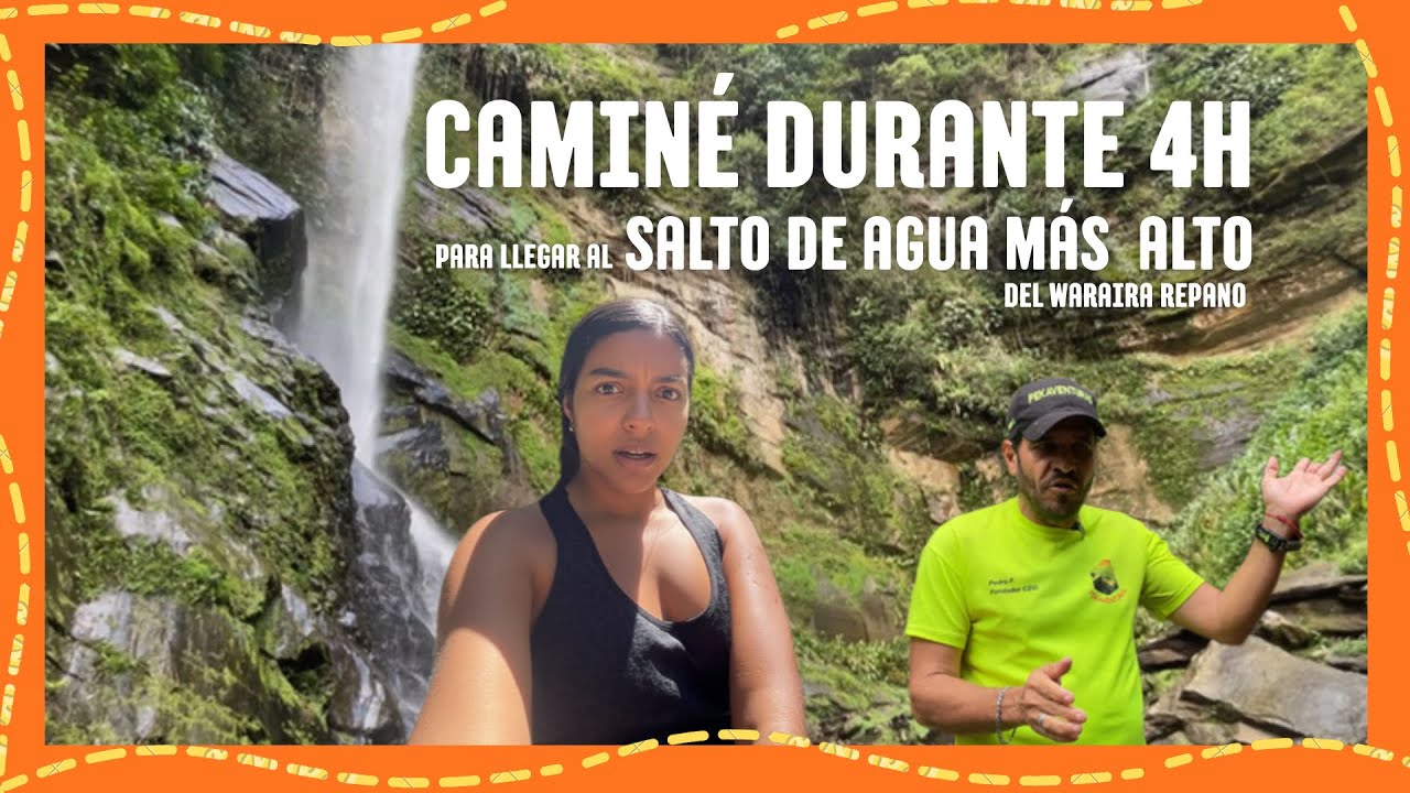 CAMINÉ durante 4 HORAS 🥵⛰️para llegar al SALTO MANUEL ÁNGEL GONZÁLEZ uno de los más altos del Ávila