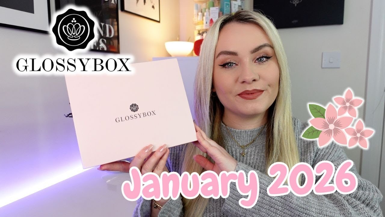 Распаковка и обзор Glossybox за январь 2026 года ✨ Расслабьтесь и восстановите силы | Мисс Букс