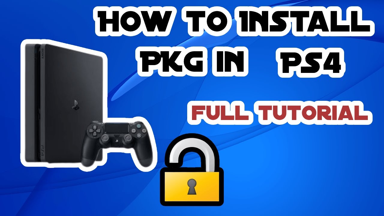 How To Install PKG Files In PS4 - Full Tutorial