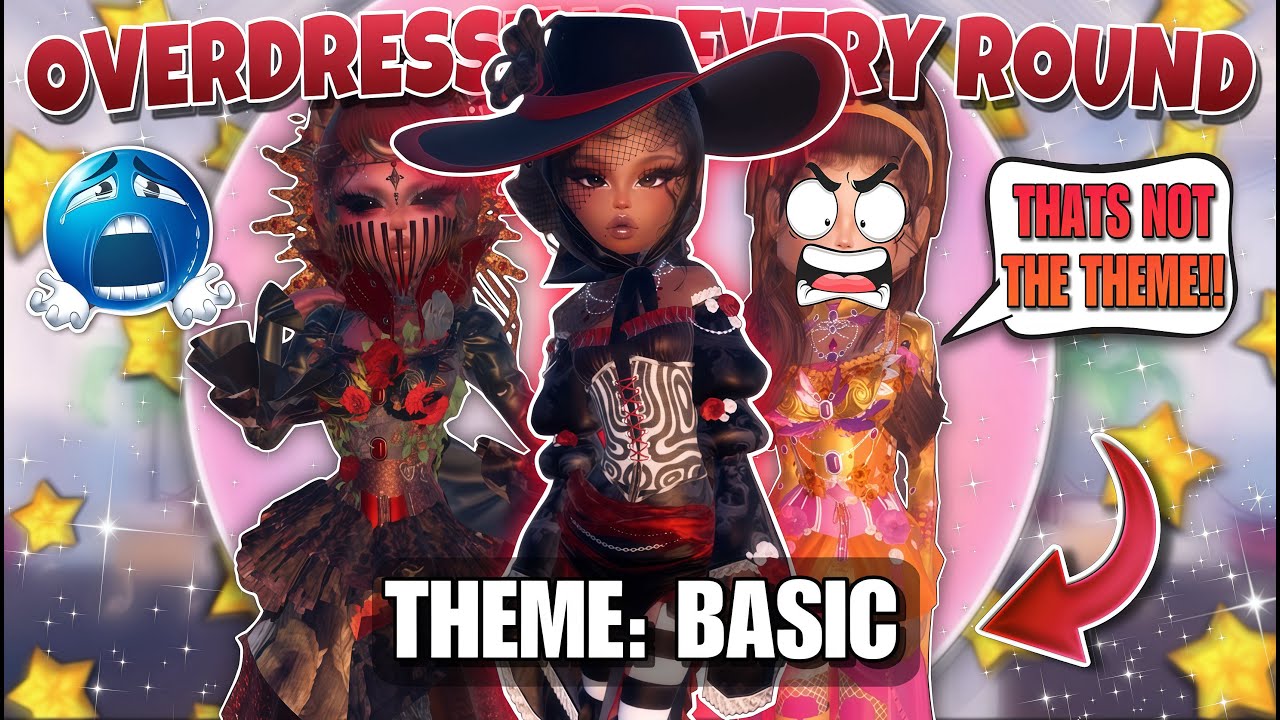*OVERDRESSING* For EVERY Round No MATTER The Theme In Dress To Impress!! (Roblox)