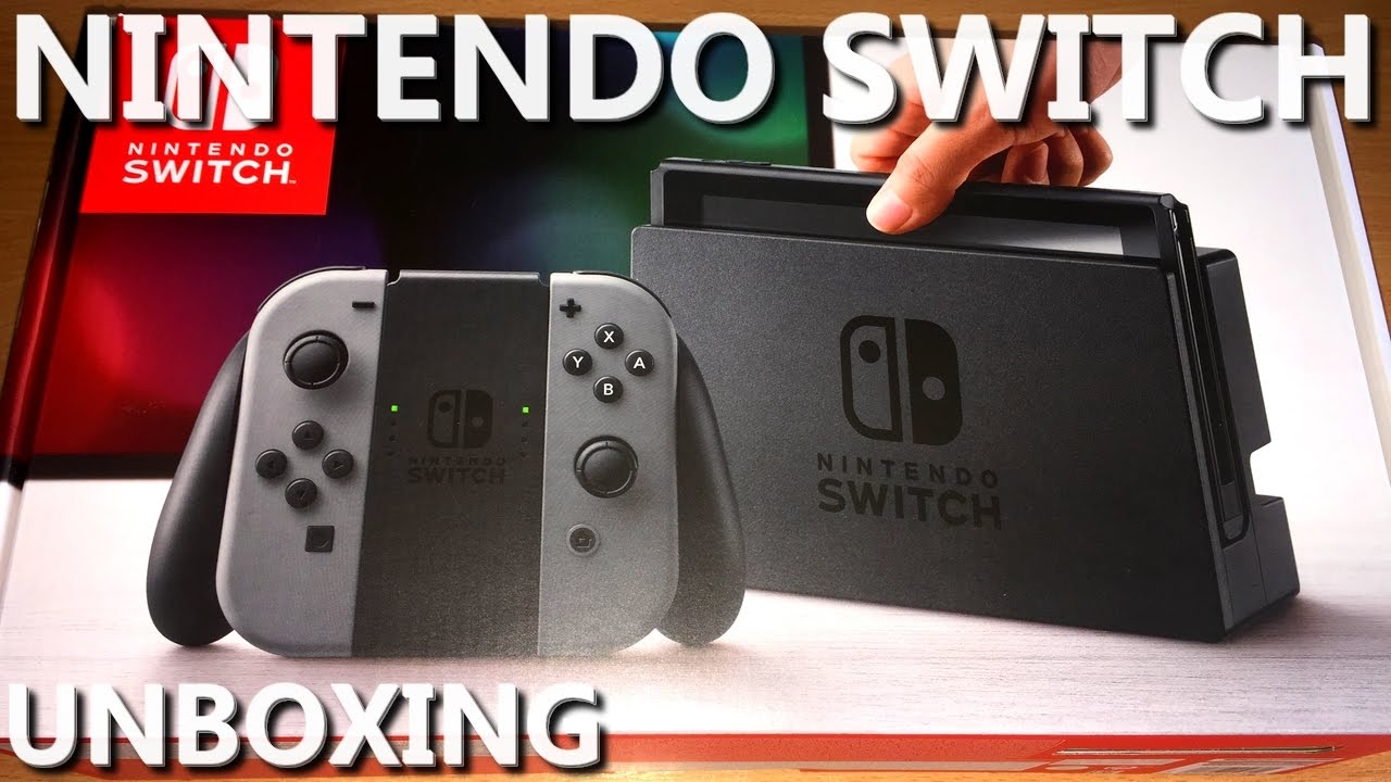 Nintendo Switch - Unboxing PL (rozpakowanie i prezentacja Switcha)