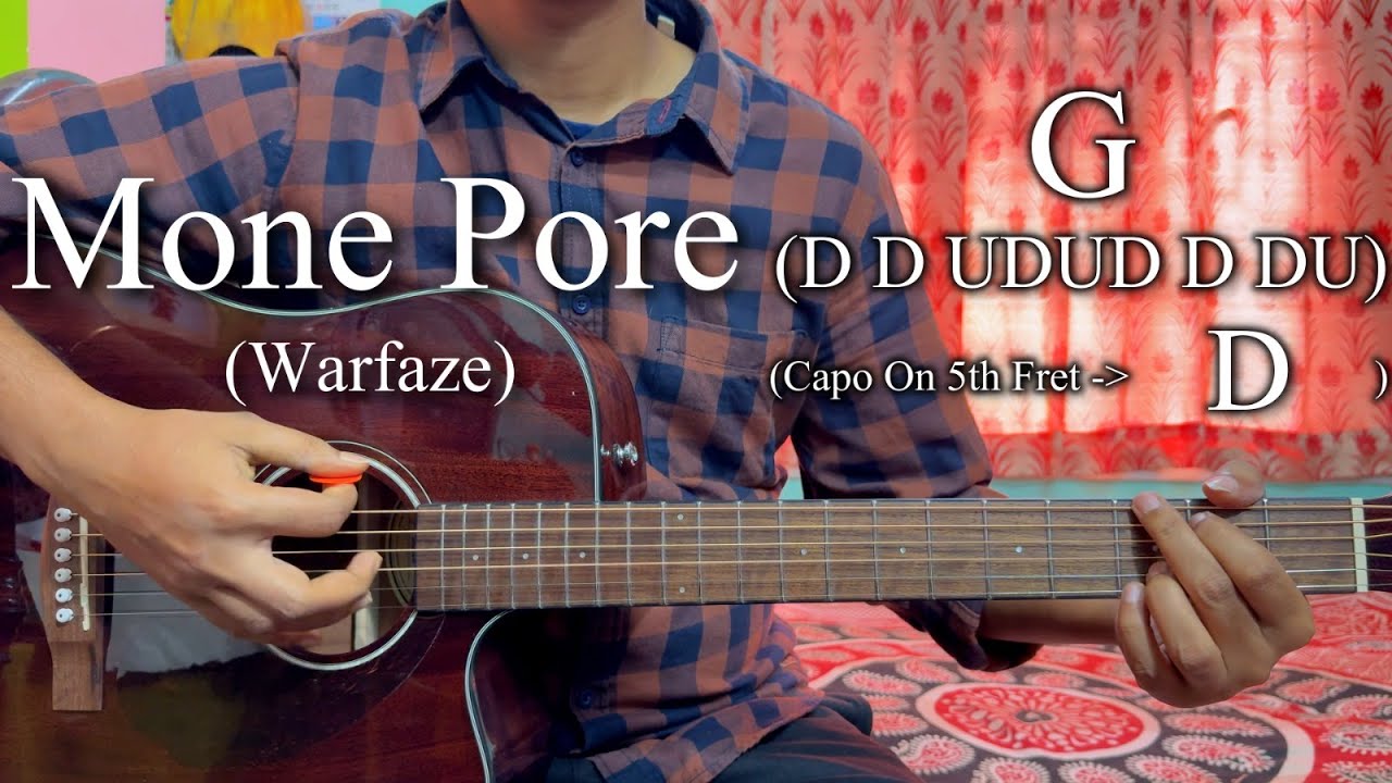 Mone Pore | Warfaze | Easy Guitar Chords Lesson+Cover, Strumming Pattern, Progressions...