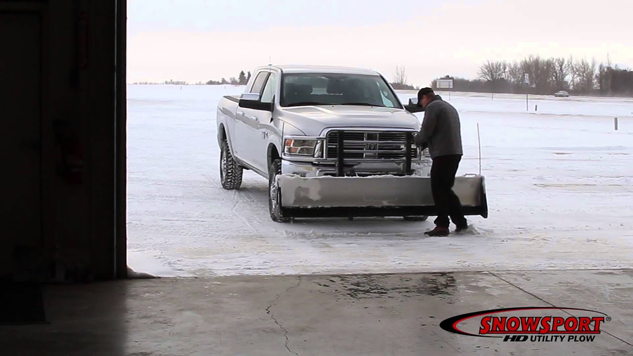 SNOWSPORT&reg; Snow Plow - Move snow from the comfort of your truck!