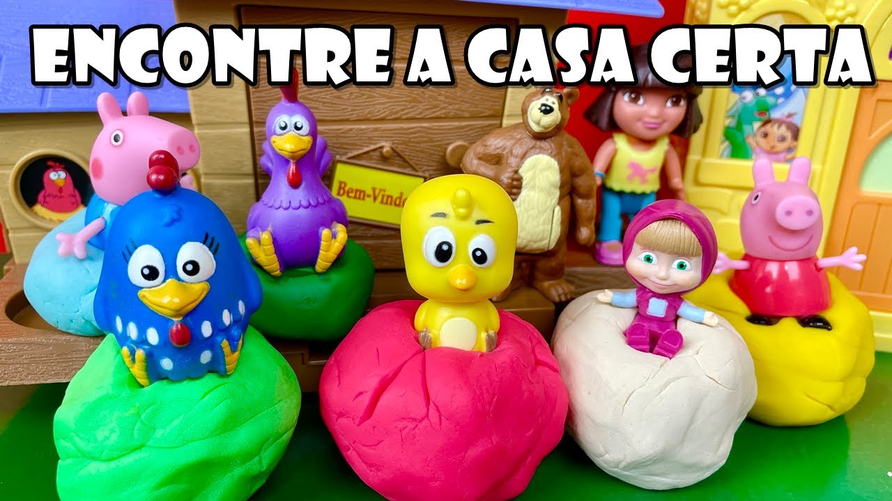Ajude o URSO a Encontrar Os Amiguinhos Em Suas Casinhas