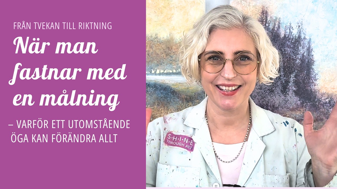 När man fastnar med målning – varför ett utomstående öga kan förändra allt