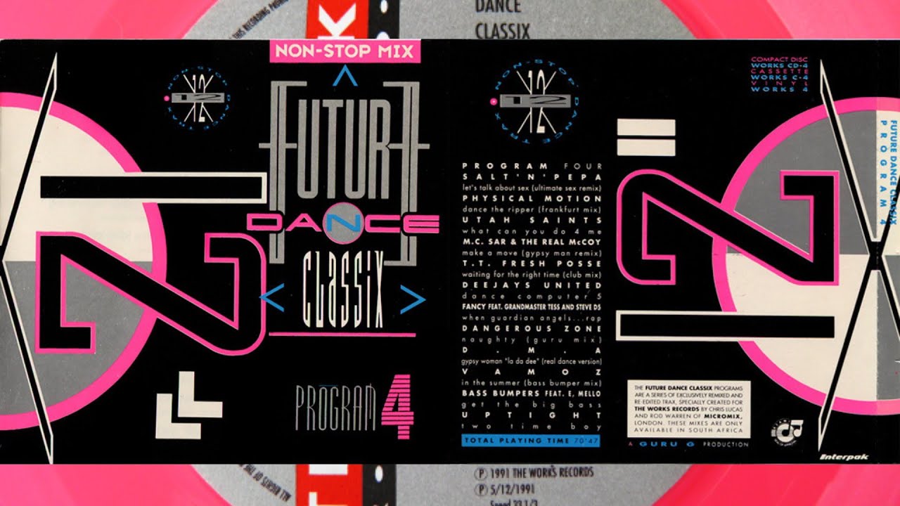 FUTURE DANCE CLASSIX 🚰💿Program 4 Non-Stop Mix (2LP) 1991 Euro House Techno Synth Pop Euro Dance 90s