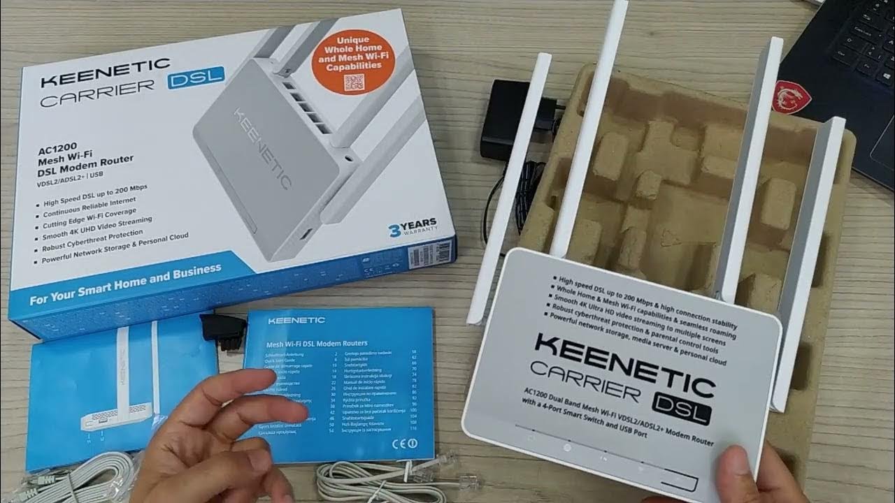 Keenetic Carrier DSL 4x5 dBi AC1200 İncelemesi | Türkiye'de İnternet Altyapısı Maceraları