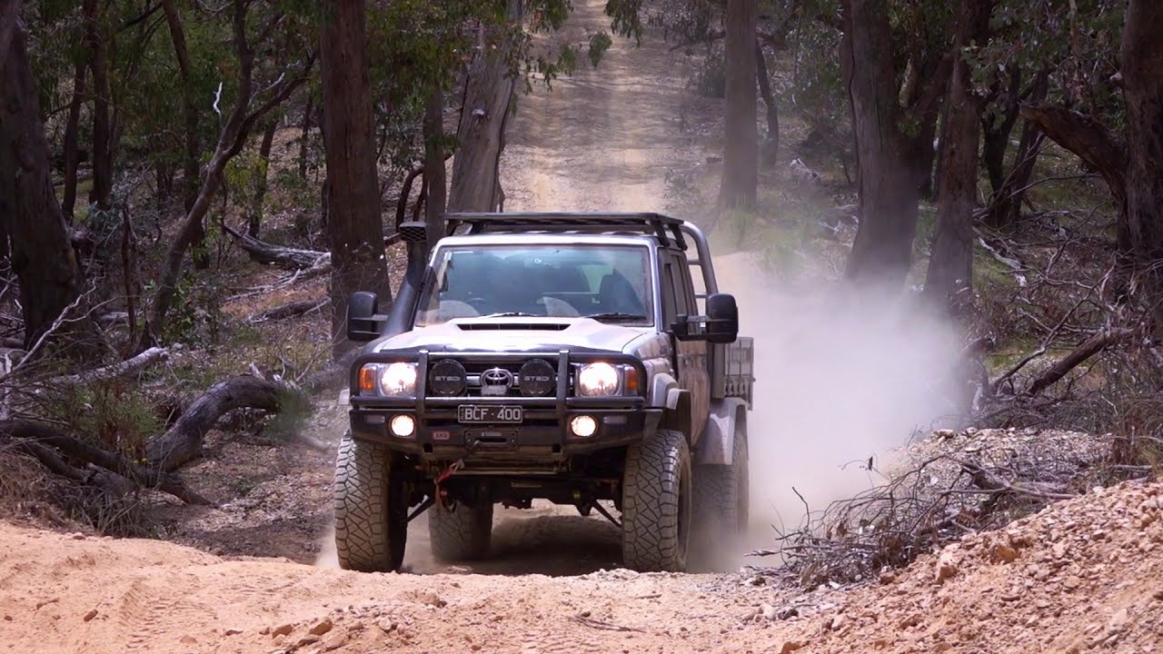 Portal Axle Landcruiser 79 | Steep Hill Climb | Eildon
