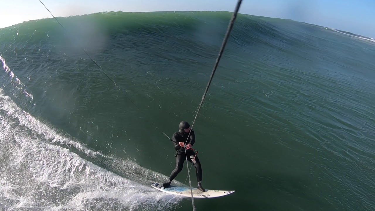 Strapless Kitesurfing Gopro hero 6 Hossegor