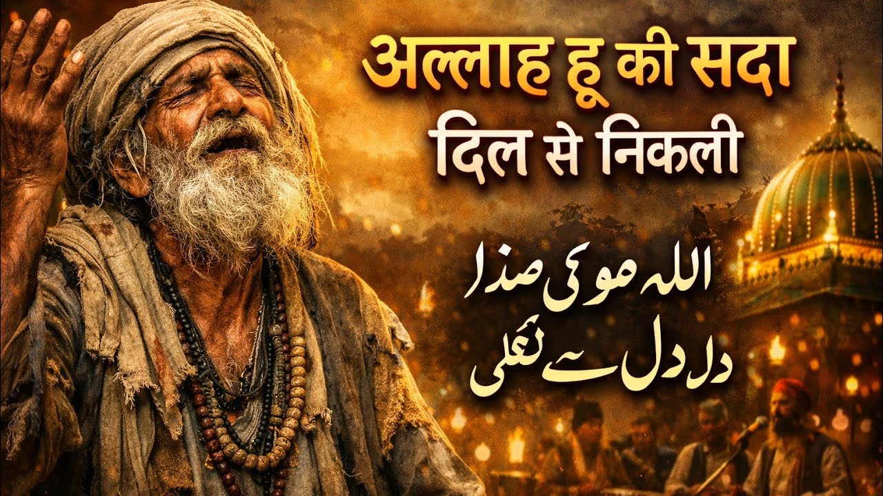 Allah Hu Ki Sada Dil Se Nikli | Heartfelt Sufi Qawwali | Soulful Devotional Song of Faith & Divine