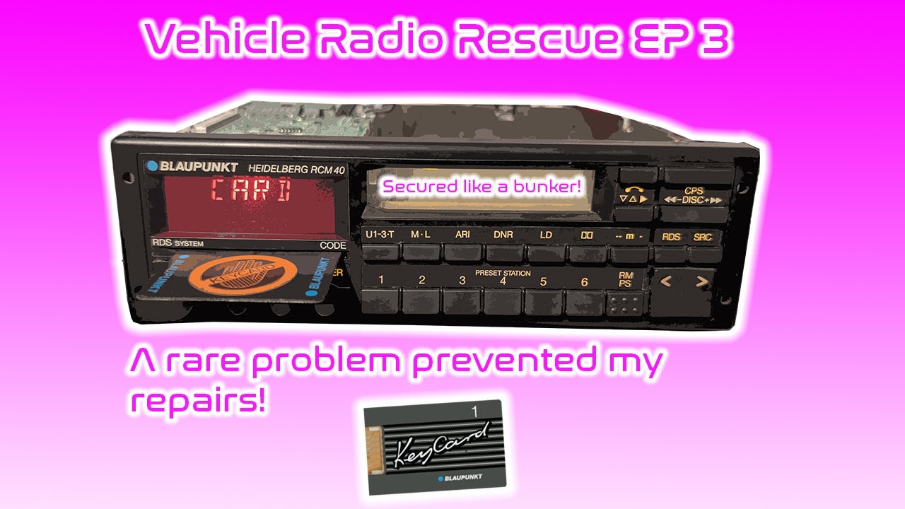 Vehicle Radio Rescue EP 3 - 1990 Blaupunkt Heidelberg RCM 40