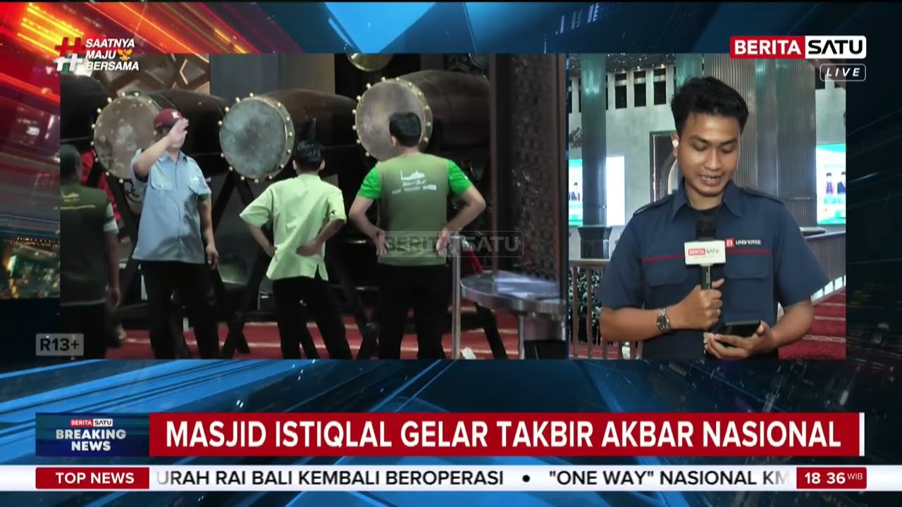 Gema Takbir Berkumandang di Masjid Istiqlal #Beritasatu