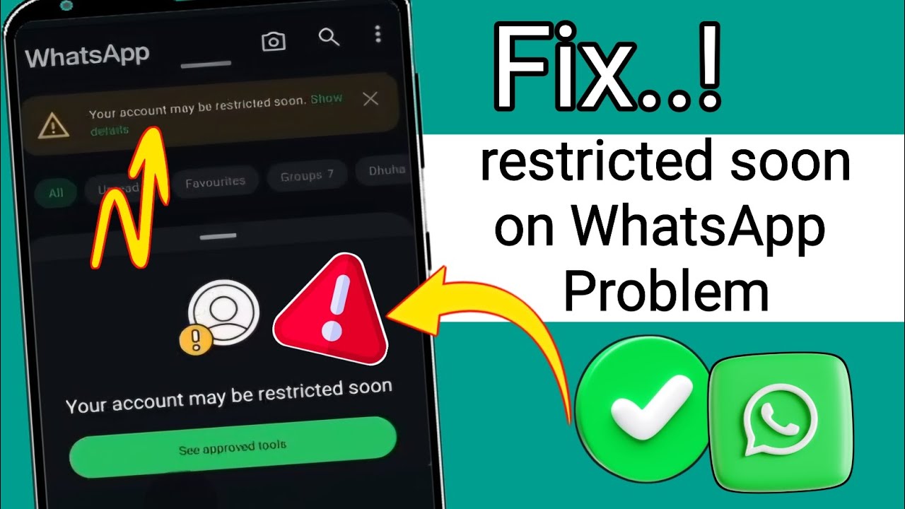 Fix Your Account May Be Restricted Soon Whatsapp (2025) | Account May Be Restricted Whatsapp