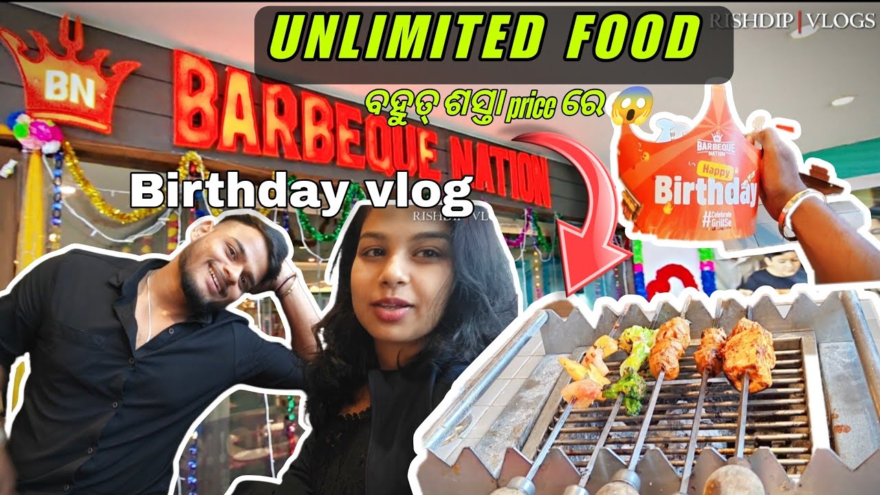 Unlimited ଖାଇବା ଖାଇଲୁ @6??😍 | Couple vlog | unlimited food buffet in BHUBANESWAR  #foodvlog #couple 