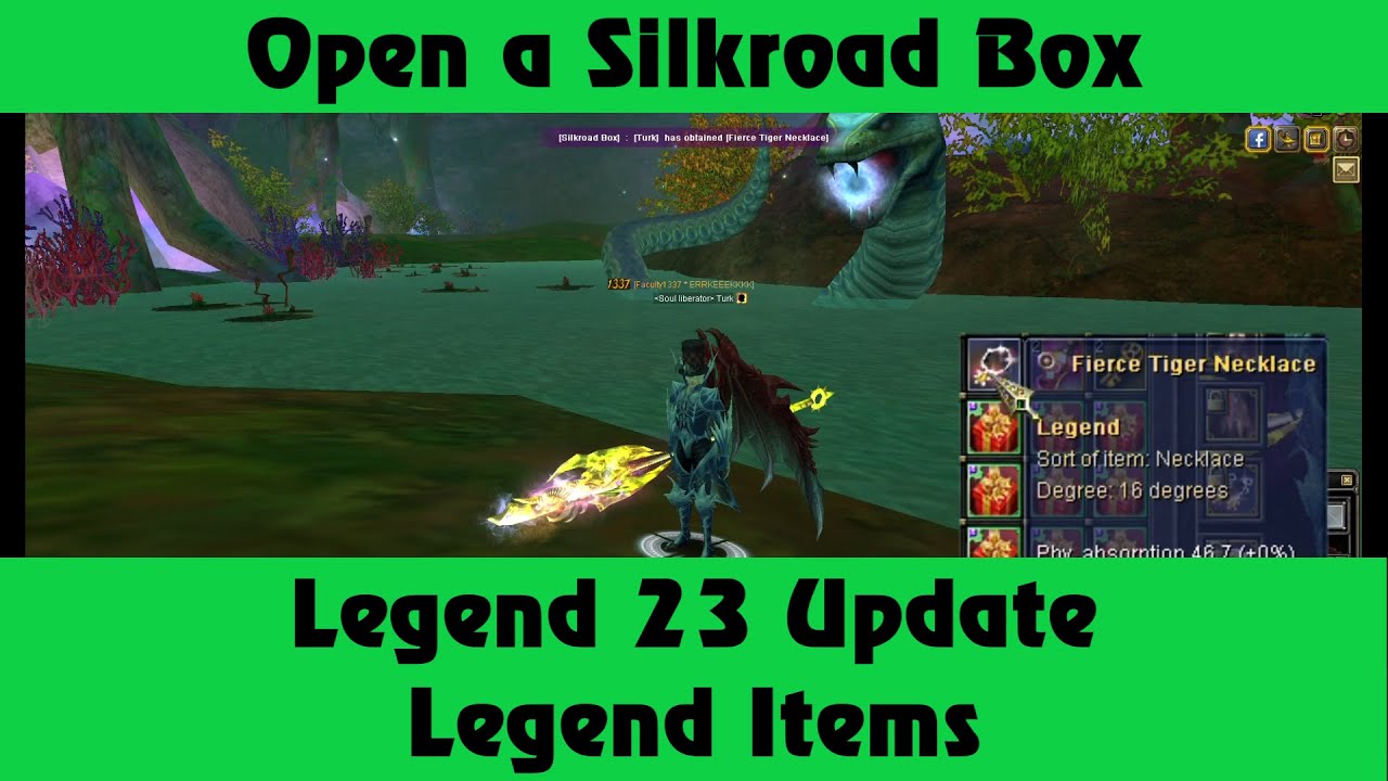 Silkroad Online Legend 23 Update We Open a Box & Silkroad Box #Faculty1337