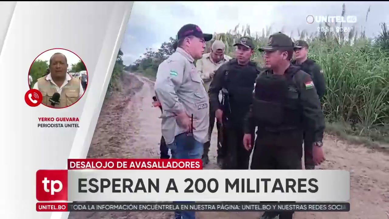 Las Londras: Comitiva aguarda refuerzo militar para definir ingreso a predios avasallados