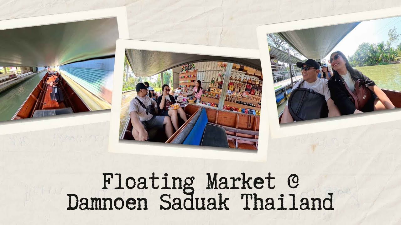 Part 2 Floating Market Experience in #thailand
