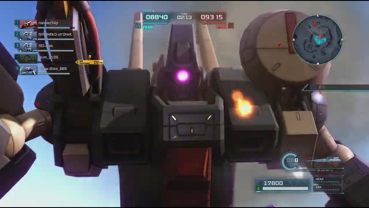 ガ・ゾウム[ガンナータイプ] 与ダメ85000　5:57 抵抗しつつ中継確保　6:33 なんで当たってないの？　機動戦士ガンダム　バトルオペレーション２_20260314200914