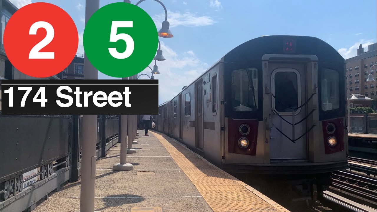 (2)(5) Trains at 174 Street