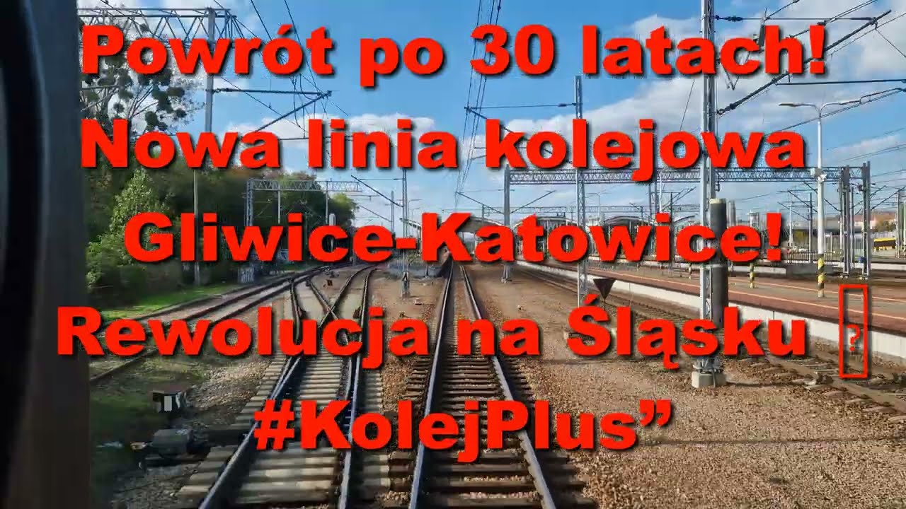 Kolejowe odrodzenie na Śląsku! Nowa era dla mieszkańców Katowic Gliwic, Zabrza i Rudy Śląskiej