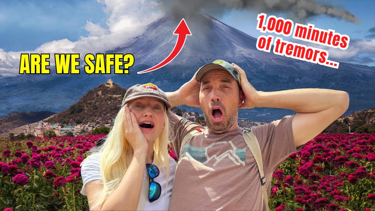 VanLife near MEXICO’S MOST DANGEROUS VOLCANO: Living in our van near Popocatépetl | Cholula, Puebla