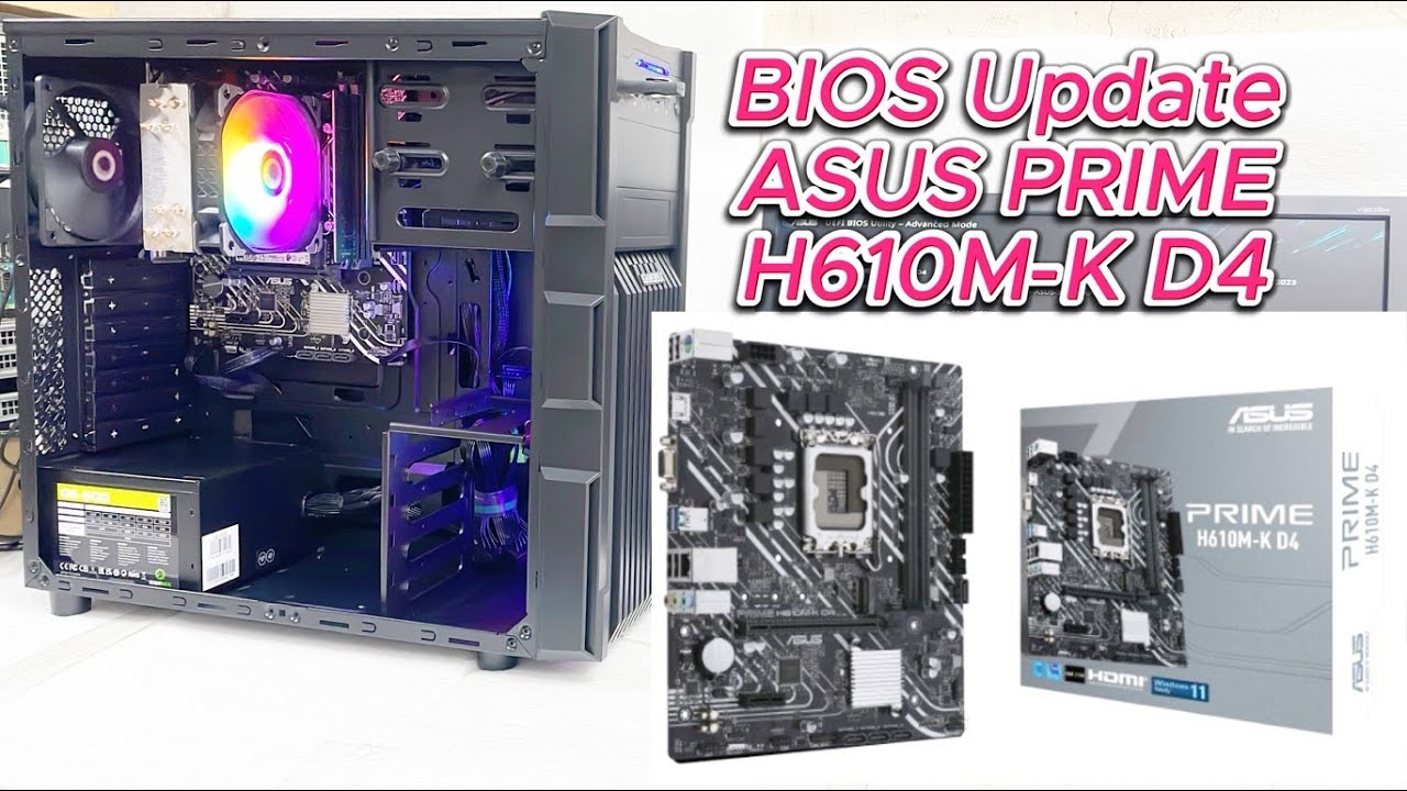 BIOS Update ASUS PRIME H610M-K D4 | ASUS BIOS update with i9-12900K