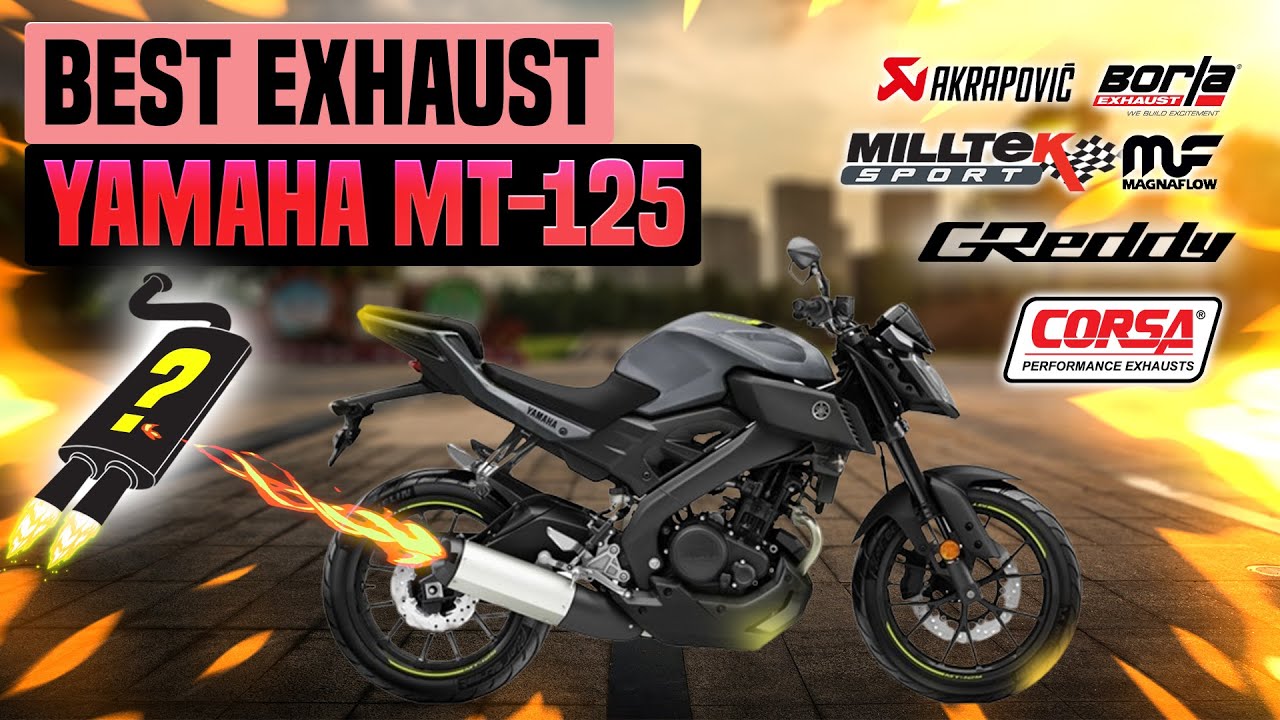 Yamaha MT-125 Exhaust Sound🔥Akrapovic,Arrow,Mivv,Scorpion,Dominator,Shark,Radical Racing,LeoVince