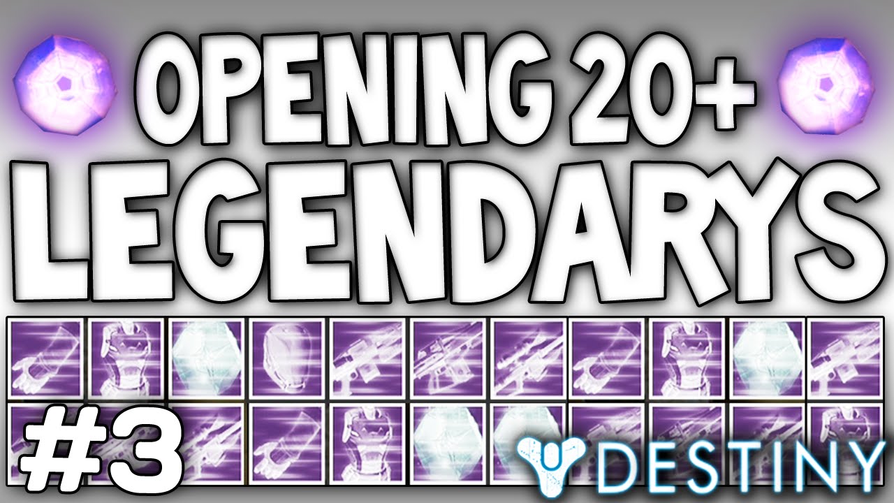 Destiny: Decrypting 20+ LEGENDARY ENGRAMS Live!