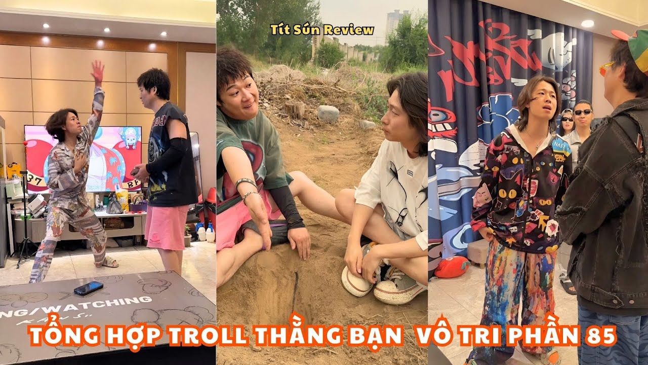 Tổng Hợp Troll Thằng Bạn Vô Tri Phần 85 | Thử thách dụ chó và cái kết | Tít Sún Review