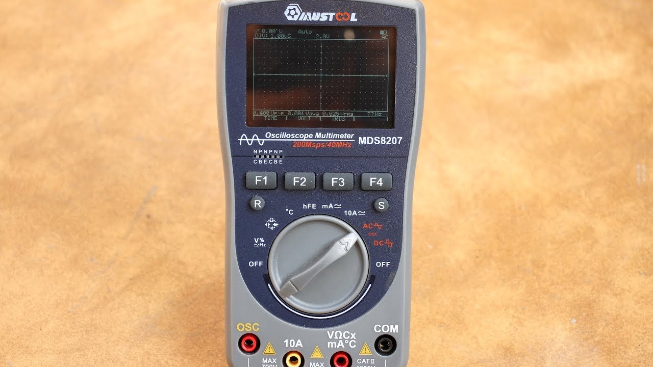 Новый мультиметр-осциллограф MUSTOOL MDS8207