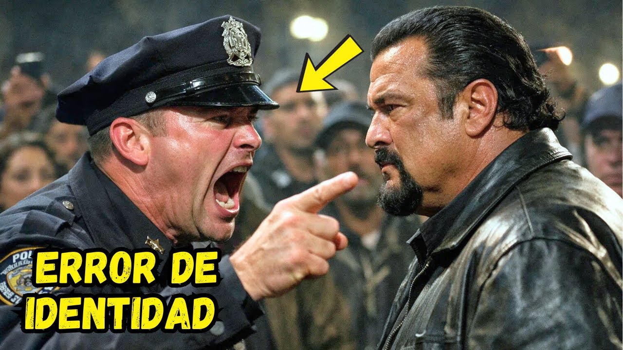 POLICÍA RACISTA DETIENE A STEVEN — ERA SEAGAL, AGENTE DEL FBI.