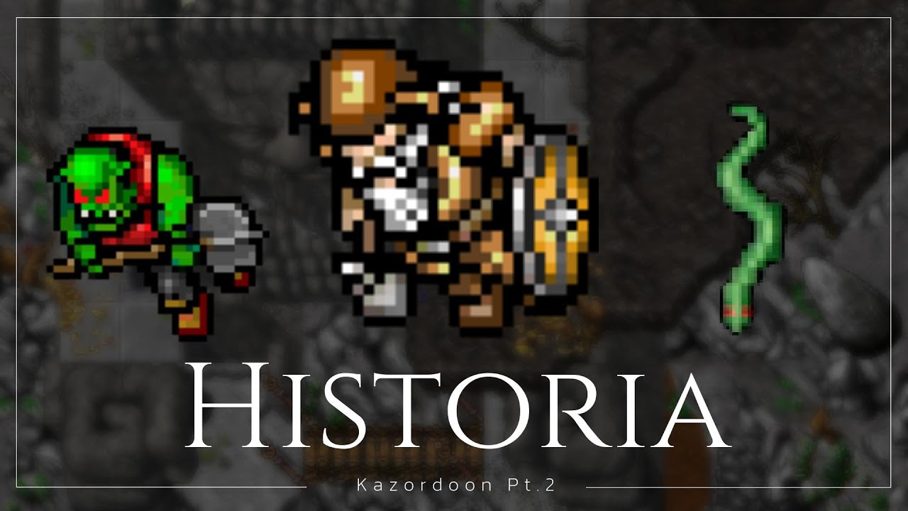 Lore de KAZORDOON - Pt. 1 | Guerra de bienvenida | Basilisco | La plaga | Tibia