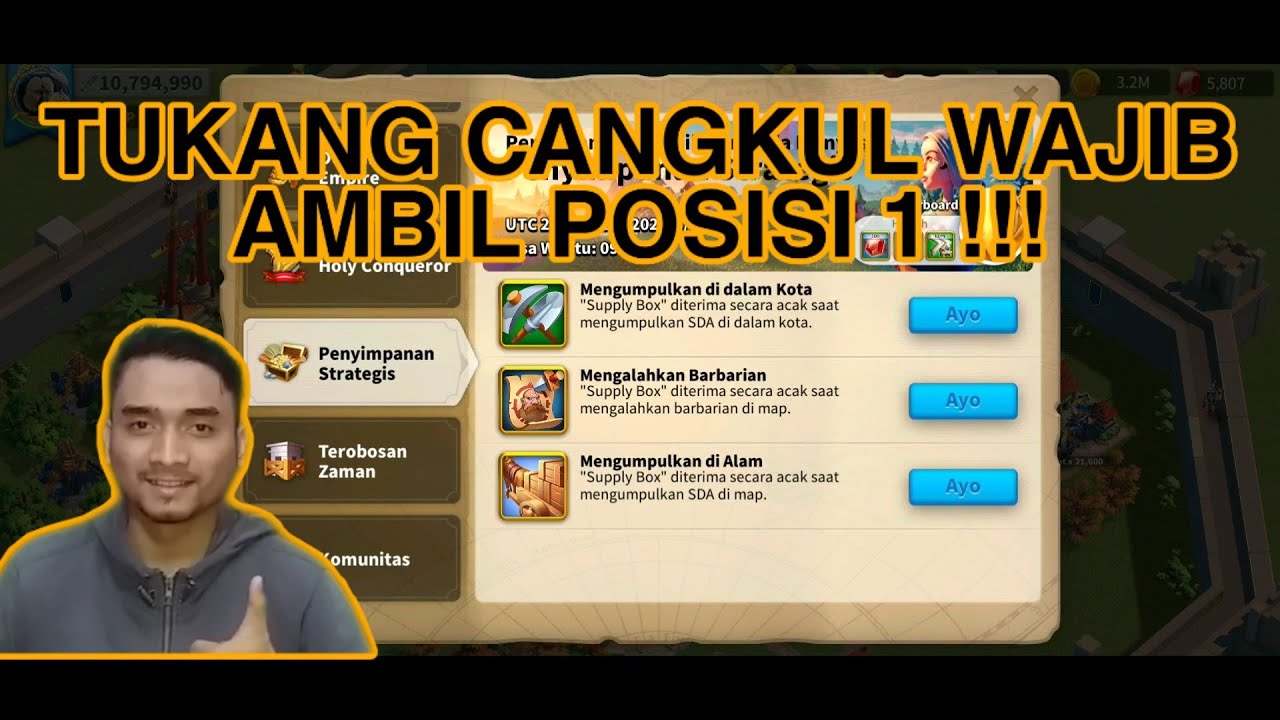 Tips Event Penyimpanan Strategis (Strategic Reserves) AUTO POSISI 1