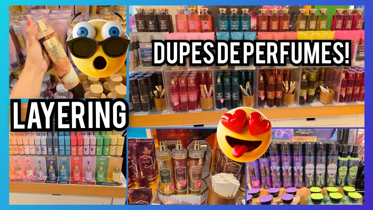 Nuevos Body mist:  LAYERING & DUPES! BATH & BODY WORKS 