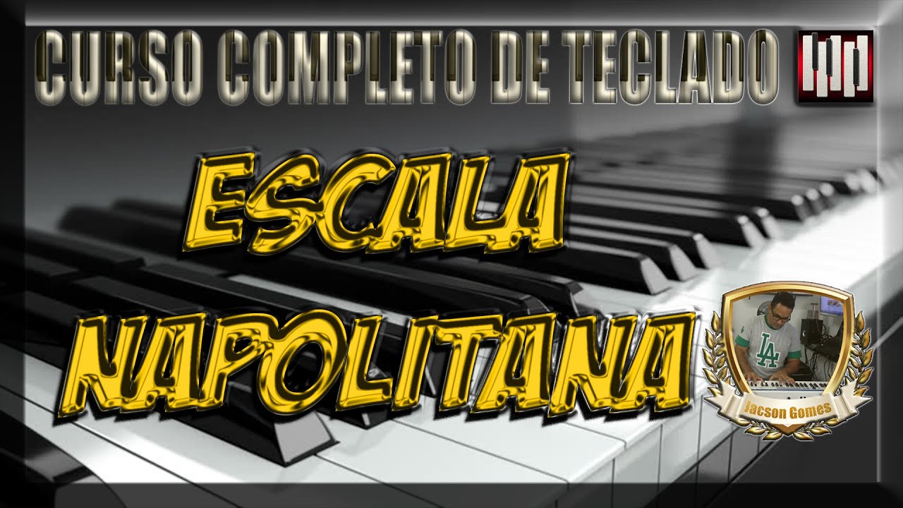 ESCALA NAPOLITANA MENOR #AULA E DICA PIANO TECLADO