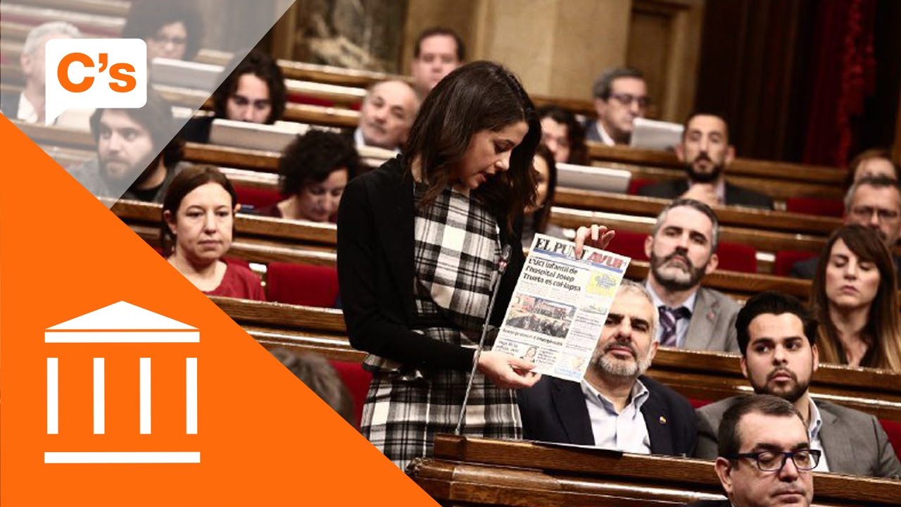 Ines Arrimadas. Pregunta a president Puigdemont sobre sus prioridades